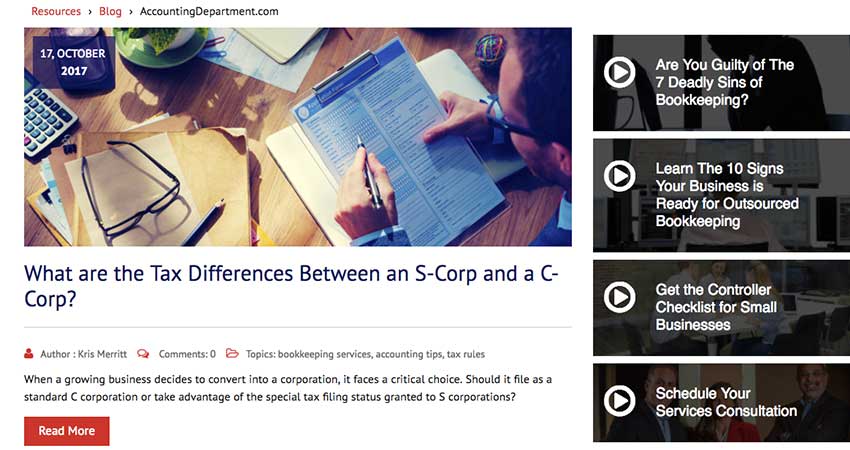 franchise accounting