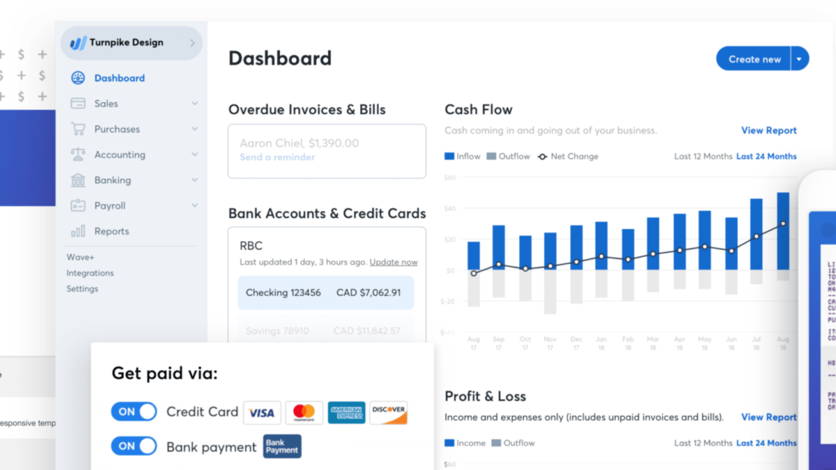 Digital invoicing software 2019 Wave